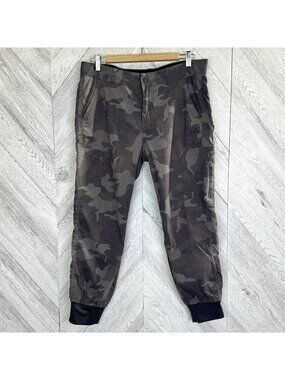 Prana Cargo Camo Hiking Jogger Pants Gray Womens Size 10 Outdoor Gorpcore